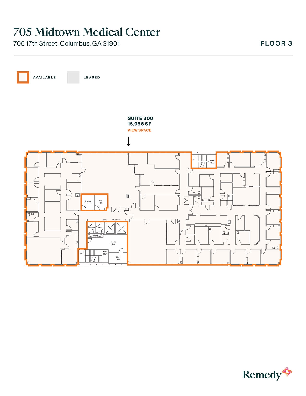 705 17th St, Columbus, GA à louer Plan d’étage- Image 1 de 1