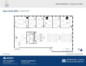 2525 McKinnon St, Dallas, TX for lease Floor Plan- Image 2 of 2