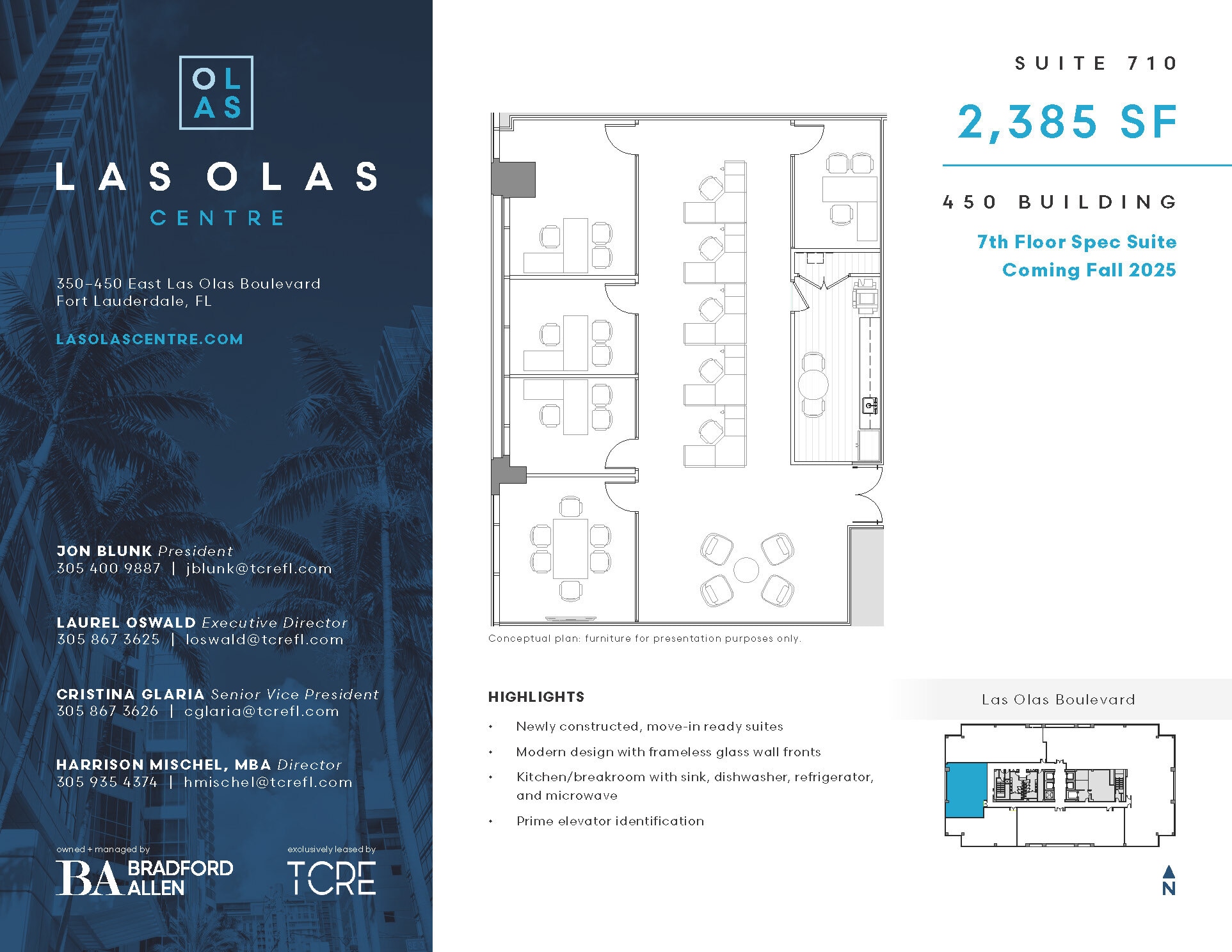 450 E Las Olas Blvd, Fort Lauderdale, FL for lease Floor Plan- Image 1 of 1