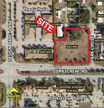 9451 Corkscrew Rd, Estero, FL - AÉRIEN Vue de la carte