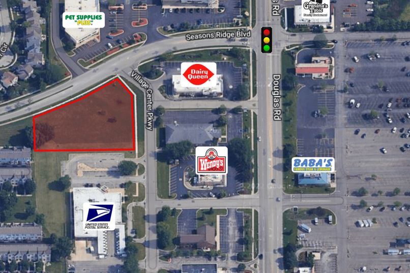 NWC Seasons Ridge Rd & Village Center Pkwy, Montgomery, IL à vendre - Photo du bâtiment - Image 1 de 1