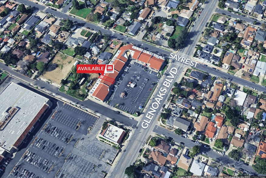 12737 Glenoaks Blvd, Sylmar, CA for lease - Aerial - Image 2 of 4