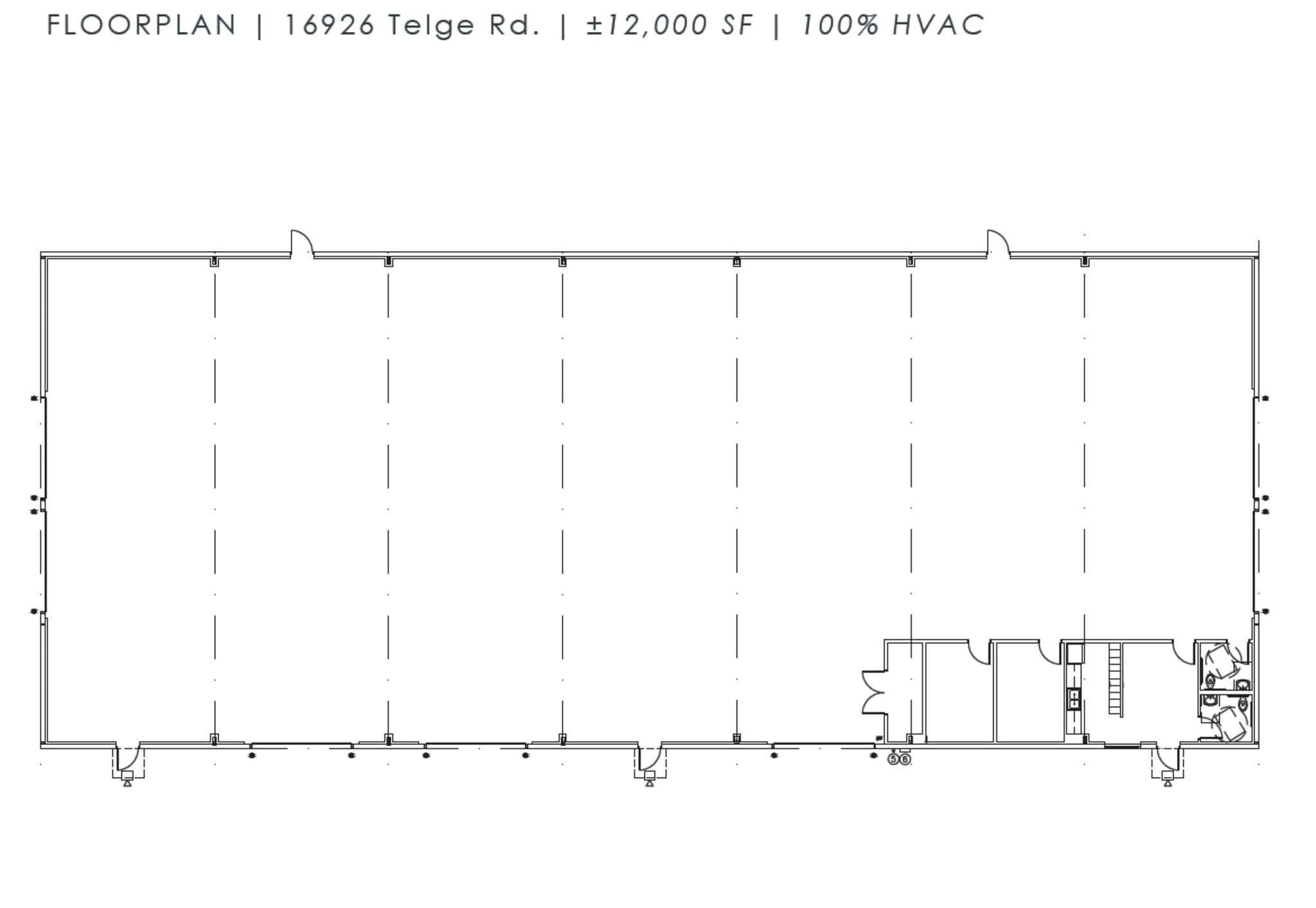 16906 Telge Rd, Cypress, TX for lease Floor Plan- Image 1 of 1
