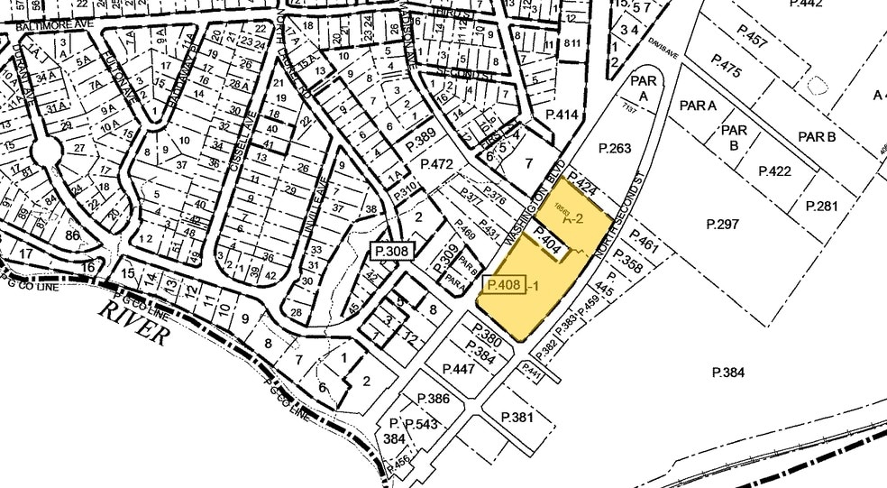 10095 Washington Blvd, Laurel, MD for lease - Plat Map - Image 1 of 1