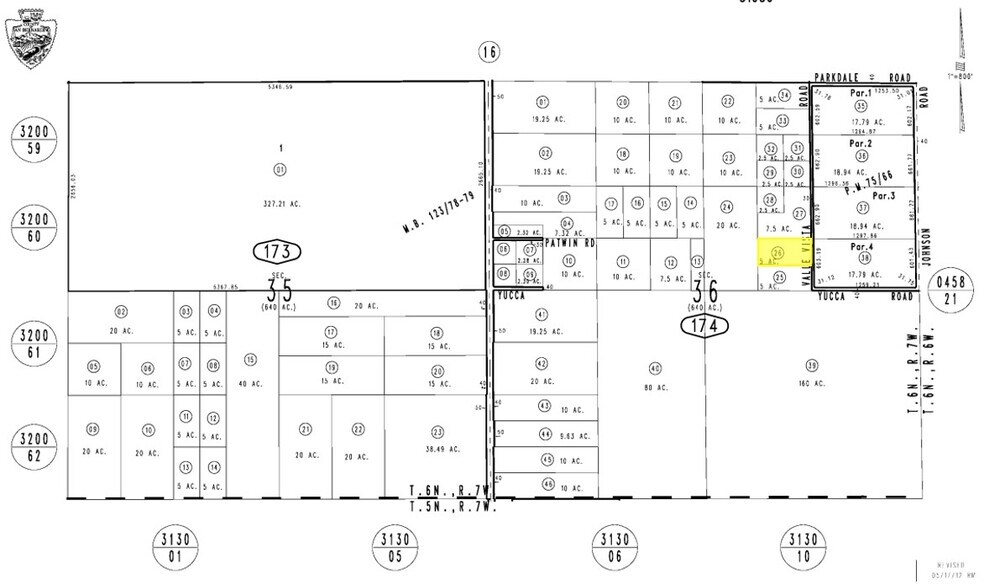 Valle Vista Rd, Adelanto, CA à vendre - Plan de site - Image 2 de 2
