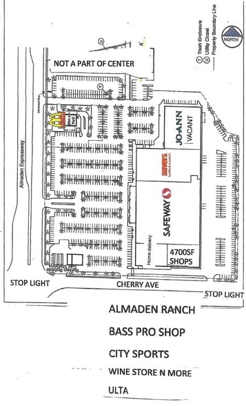 4950 Almaden Expy, San Jose, CA for lease - Site Plan - Image 2 of 4
