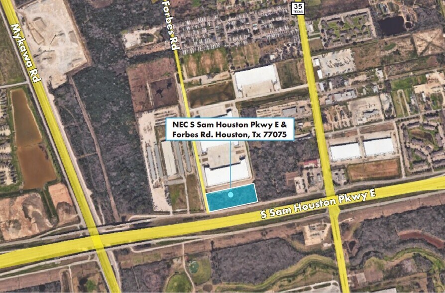 NEC S Sam Houston E Pkwy & Forbes Rd, Houston, TX à vendre - Aérien - Image 1 de 1