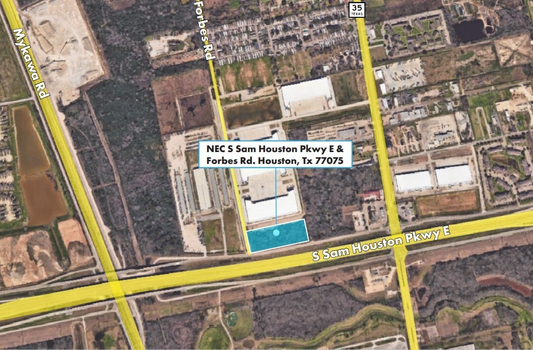 NEC S Sam Houston E Pkwy & Forbes Rd, Houston, TX for sale Aerial- Image 1 of 2