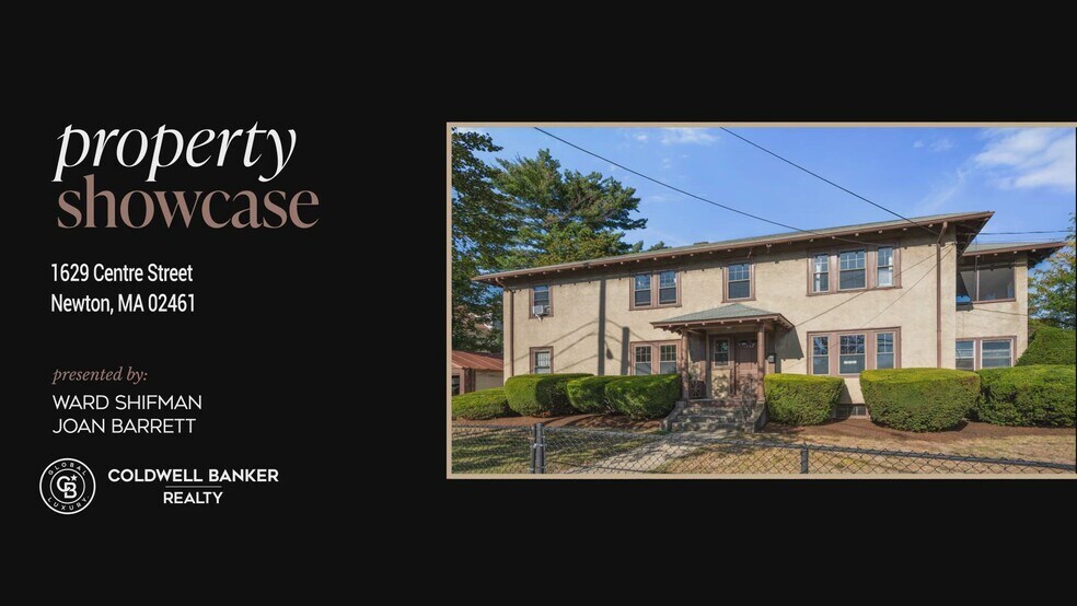 1629 Centre St, Newton, MA à vendre - Vidéo sur l’inscription commerciale - Image 2 de 15