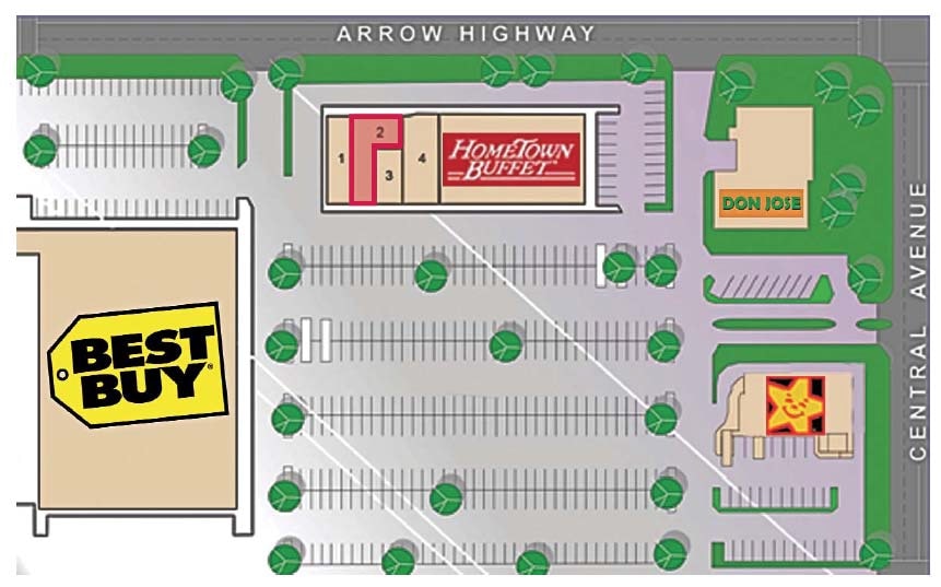 5225-5247 Arrow Hwy, Montclair, CA for lease - Site Plan - Image 2 of 11