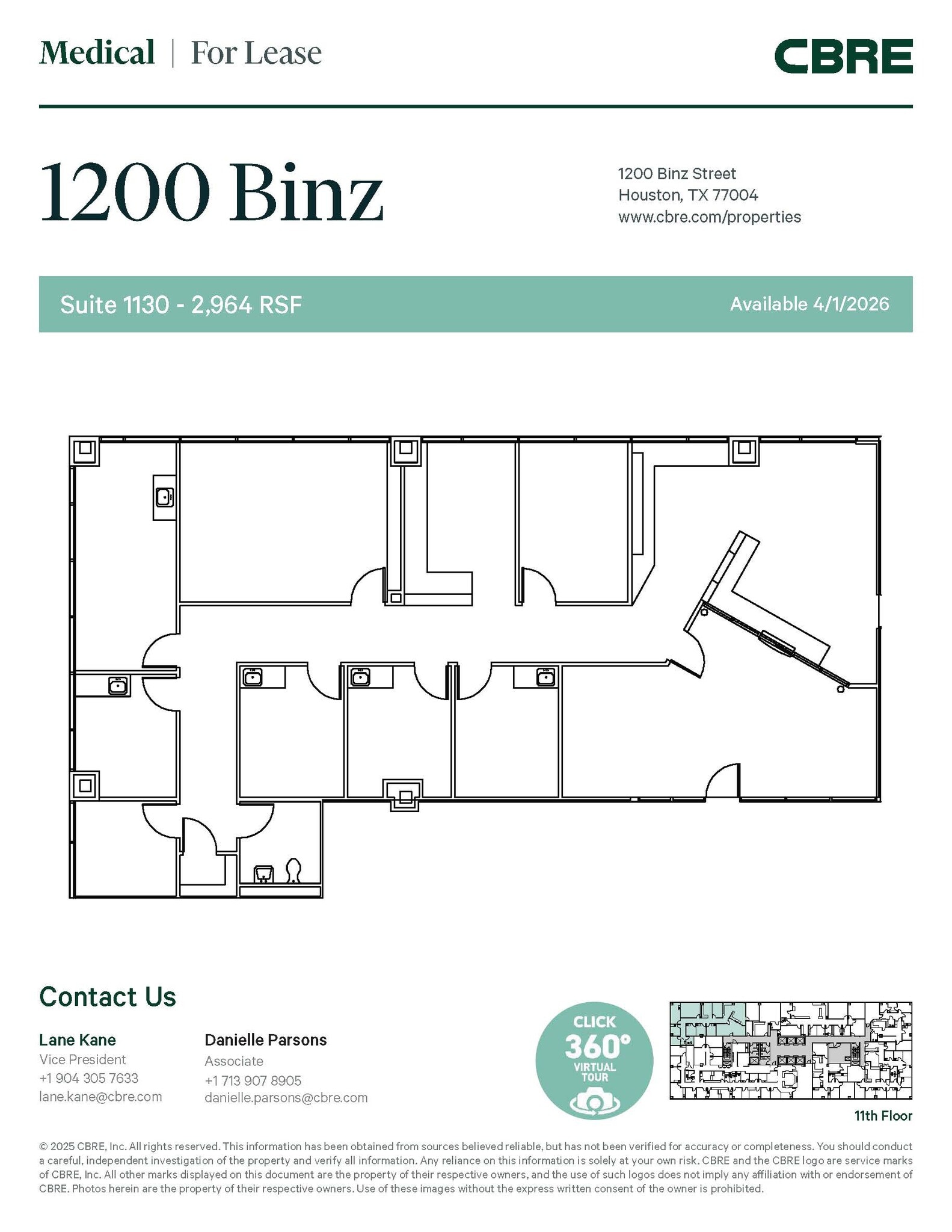 1200 Binz St, Houston, TX for lease Interior Photo- Image 1 of 1