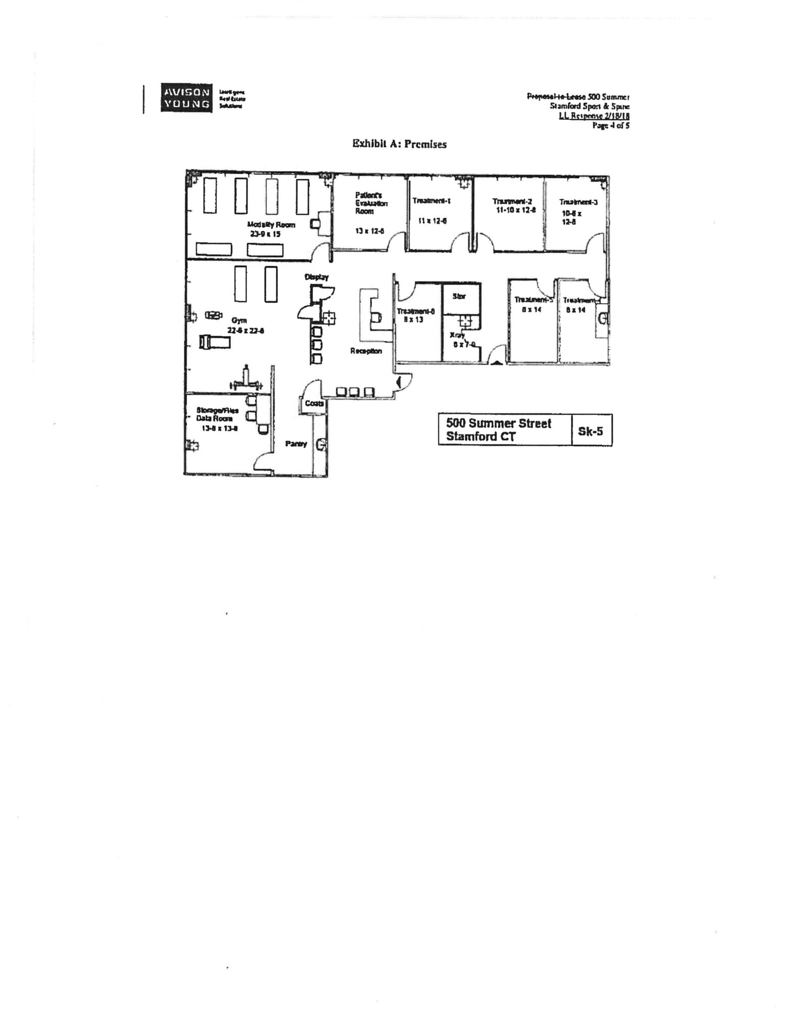 500 Summer St, Stamford, CT à louer Plan de site- Image 1 de 1