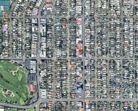 507 N Larchmont Blvd, Los Angeles, CA - Aérien  Vue de la carte