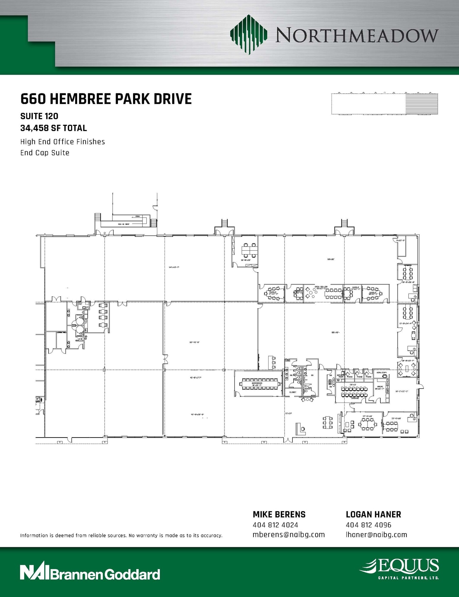 1100 Northmeadow Pky, Roswell, GA for lease Floor Plan- Image 1 of 1