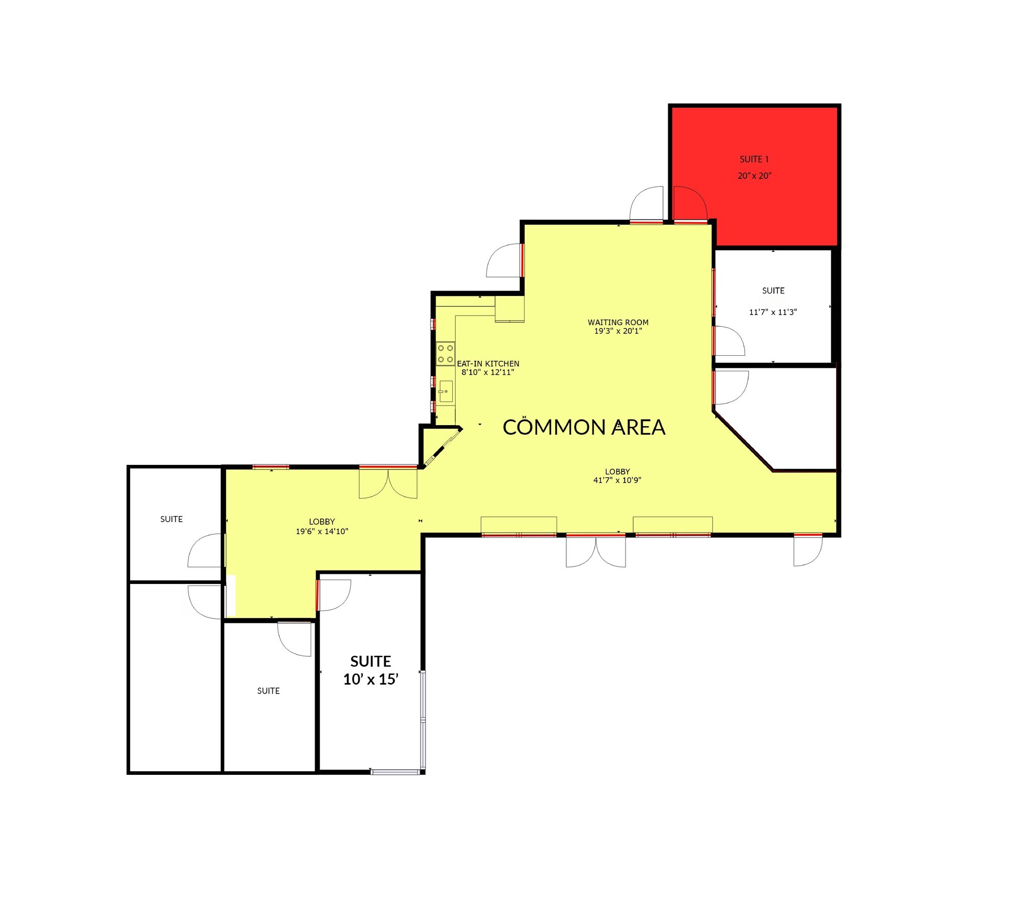1753 S 8th St, Colorado Springs, CO for lease Floor Plan- Image 1 of 1