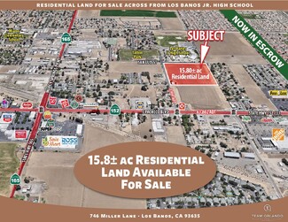 Plus de détails pour 746 Miller Ln, Los Banos, CA - Terrain à vendre