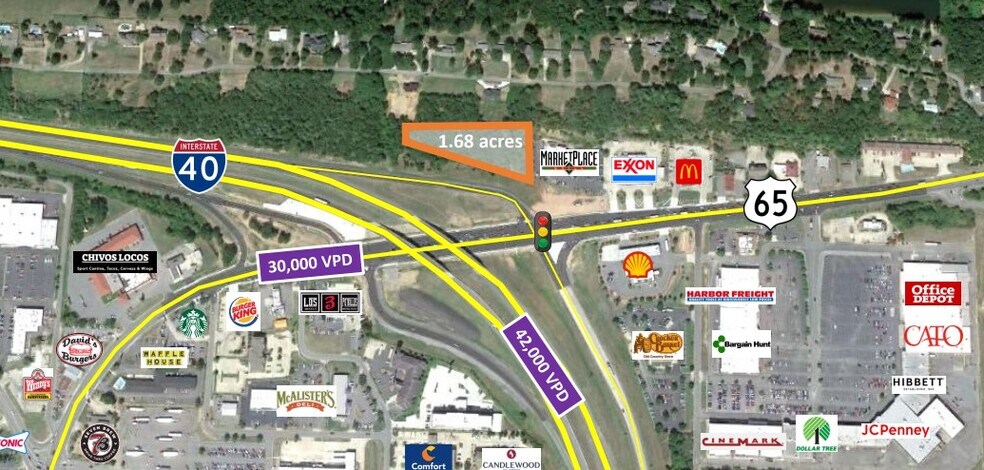 Highway 65 N, Conway, AR à vendre - Aérien - Image 1 de 1