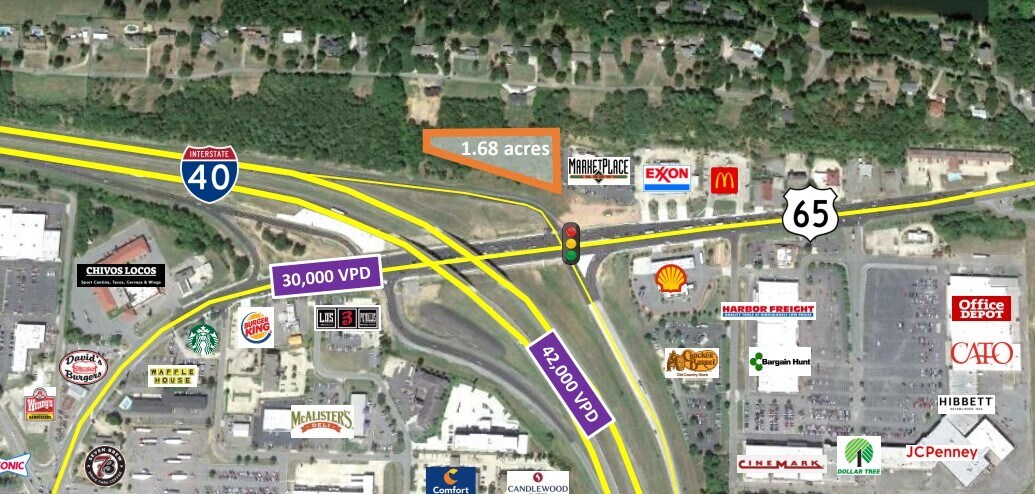 Highway 65 N, Conway, AR à vendre Aérien- Image 1 de 2