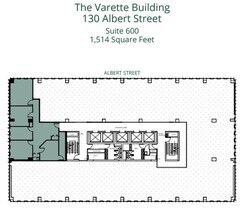 130 Albert Street Ottawa on, Ottawa, ON for lease Floor Plan- Image 2 of 4