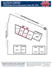9300-9322 E Broken Arrow Expressway, Tulsa, OK à louer Plan de site- Image 1 de 1