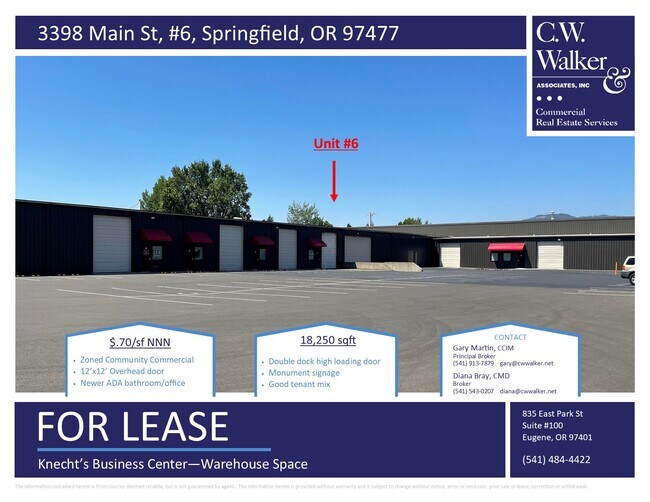 Plus de détails pour 3400 Main St, Springfield, OR - Local d'activités, Industriel à louer