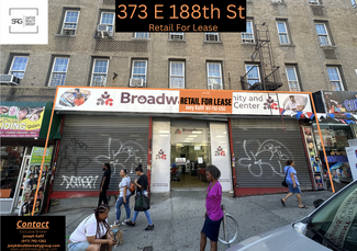 More details for 373 E 188th St, Bronx, NY - Retail for Lease