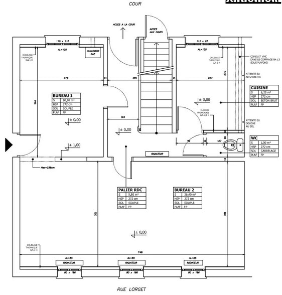 Bureau dans Saint-Denis à louer - Plan d’étage - Image 3 de 4