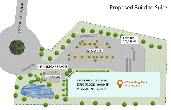 0 Technology Dr, Peabody, MA for lease - Site Plan - Image 2 of 2