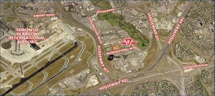 30 International Blvd, Toronto, ON - Aerial  map view - Image1