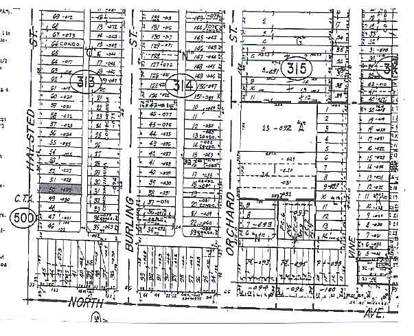 1625 N Halsted St, Chicago, IL for sale Plat Map- Image 1 of 8