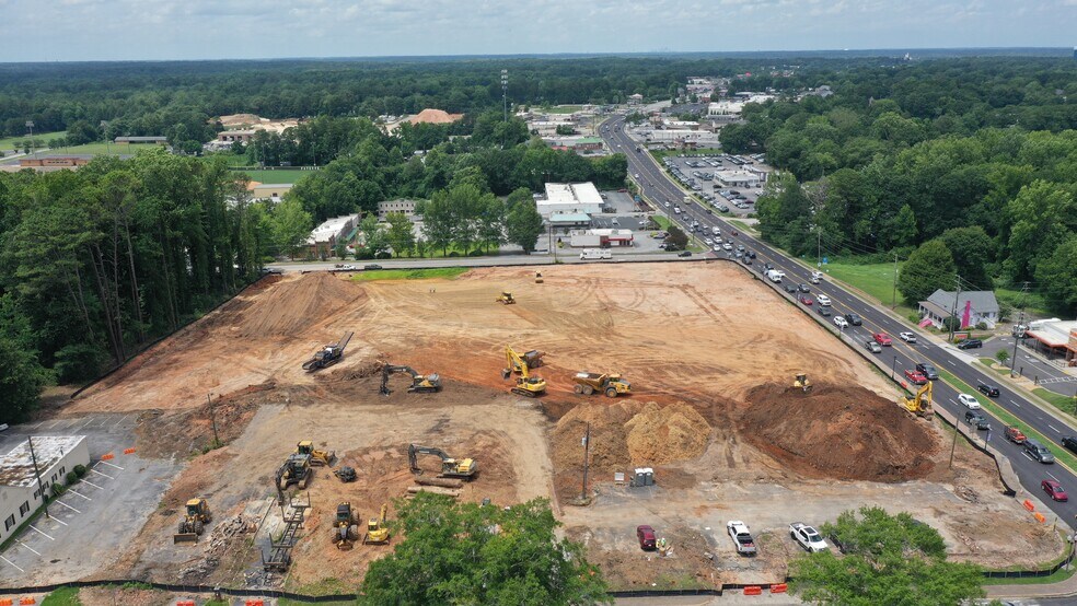 120 Glynn St. N, Fayetteville, GA for lease - Aerial - Image 3 of 4