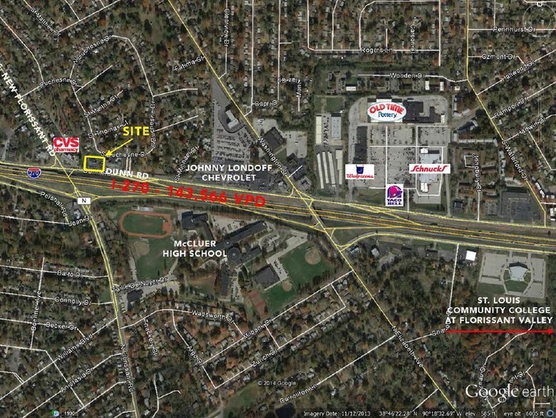 1125 Dunn Rd, Florissant, MO à vendre - Aérien - Image 2 de 2