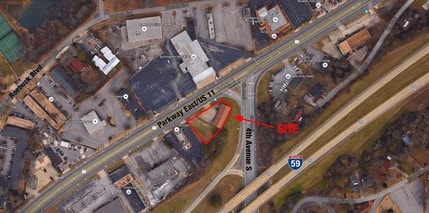 9009 Parkway E, Birmingham, AL - AERIAL  map view