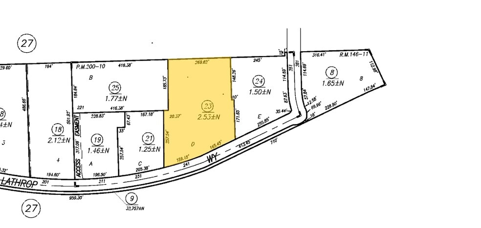 241 Lathrop Way, Sacramento, CA à louer - Plan cadastral - Image 3 de 7