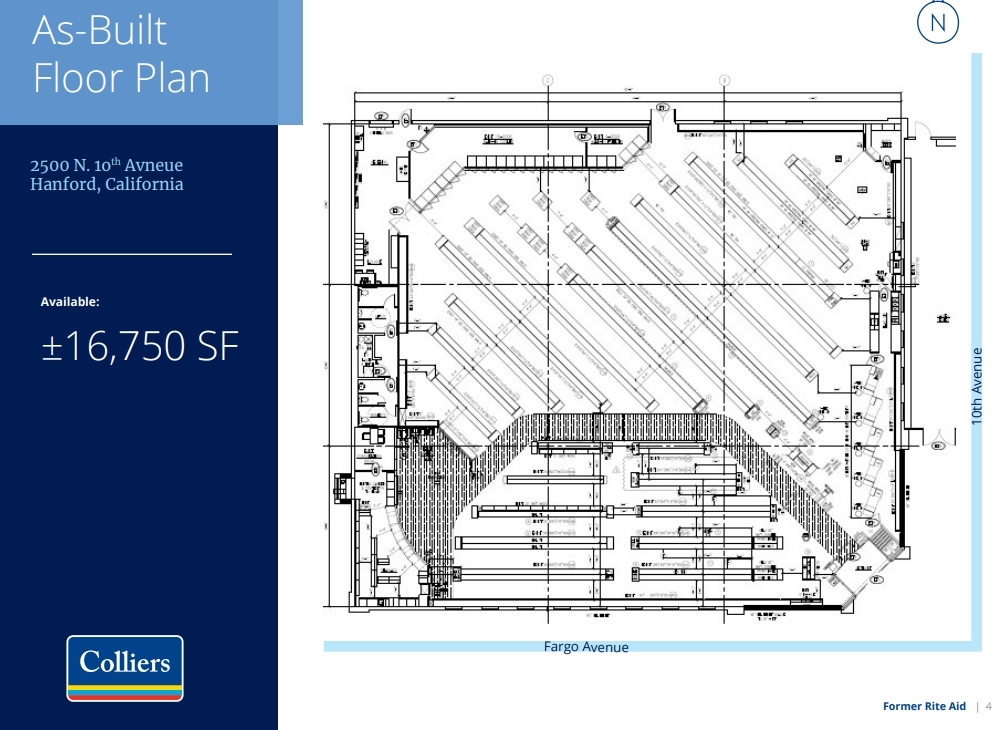 2500 N 10th Ave, Hanford, CA à louer Plan d  tage- Image 1 de 1