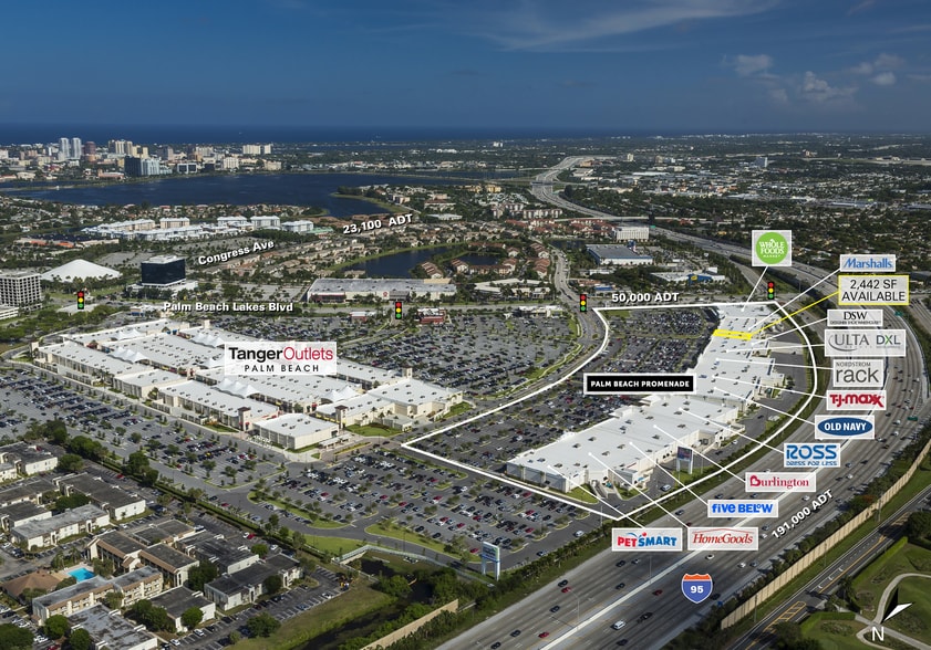 1801 Palm Beach Lakes Blvd, West Palm Beach, FL à louer - Photo du bâtiment - Image 3 de 7