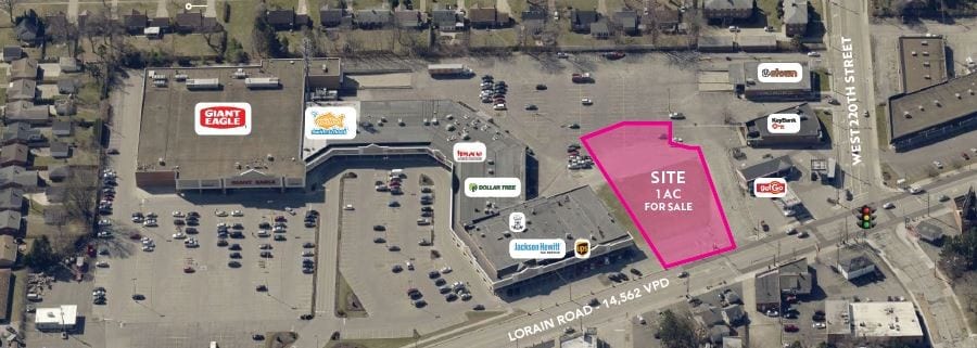 21991 Lorain Rd, Fairview Park, OH for lease - Aerial - Image 2 of 5