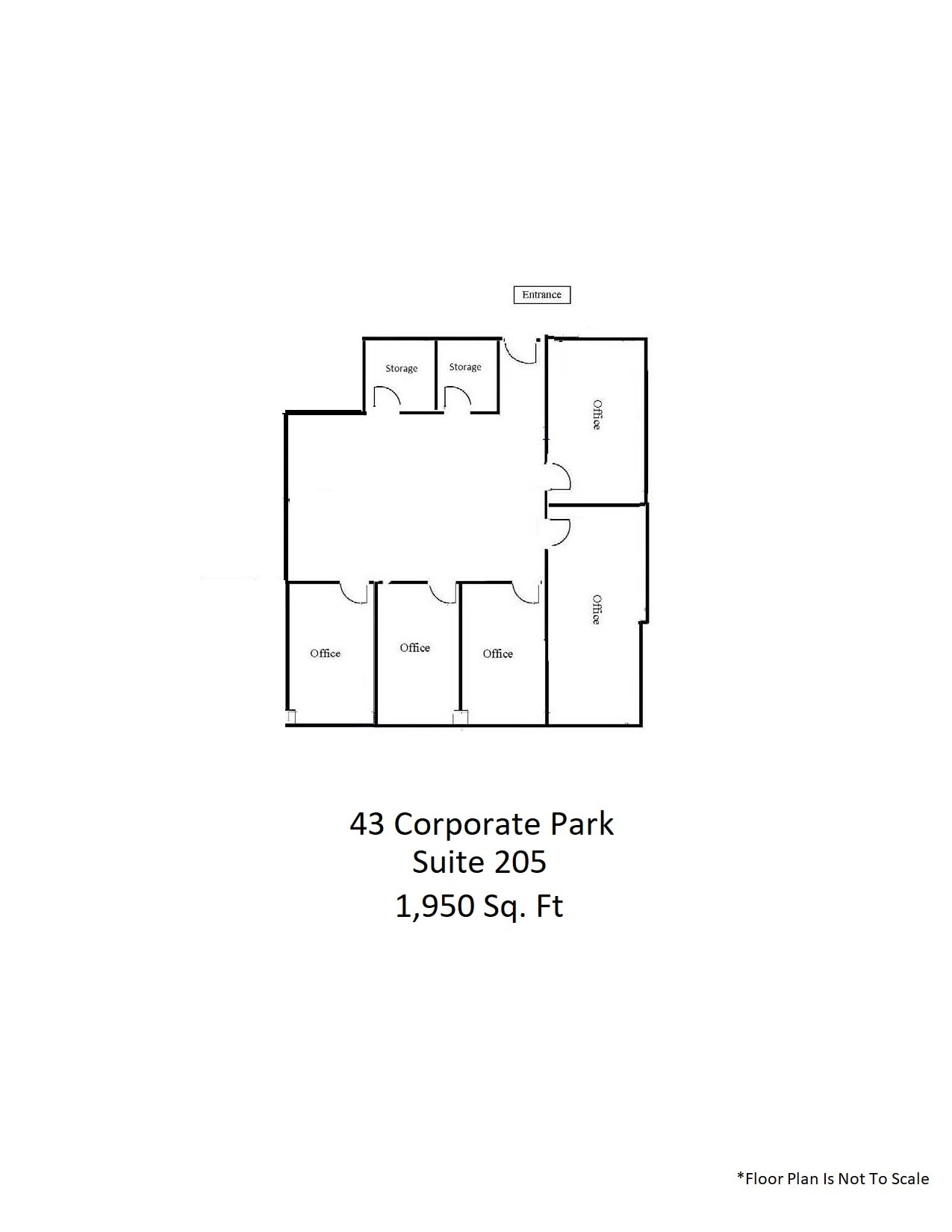 43 Corporate Park, Irvine, CA à louer Plan d’étage- Image 1 de 1