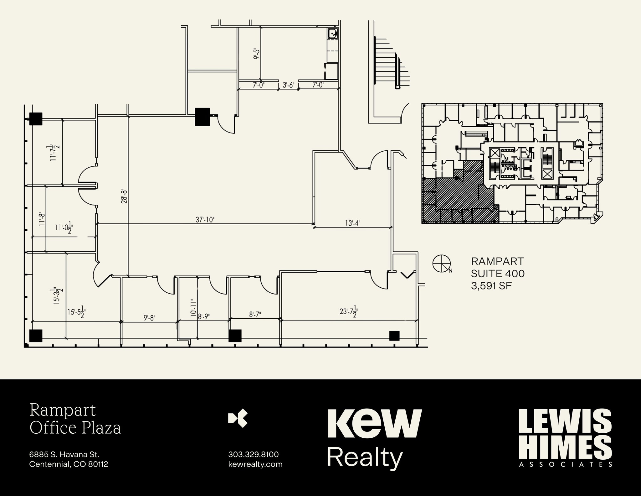 6855 S Havana St, Centennial, CO for lease Site Plan- Image 1 of 1