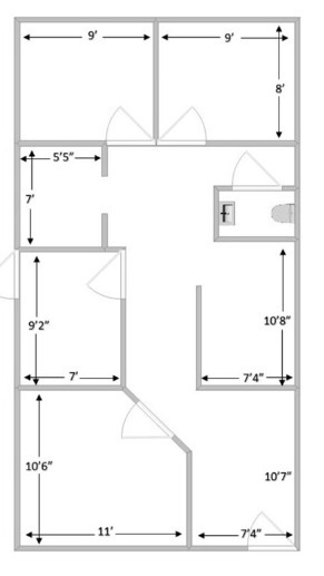 4849 Fort Ave, Lynchburg, VA à louer Plan d  tage- Image 1 de 1