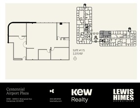 12150-12200 E Briarwood Ave, Centennial, CO à louer Plan de site- Image 1 de 8