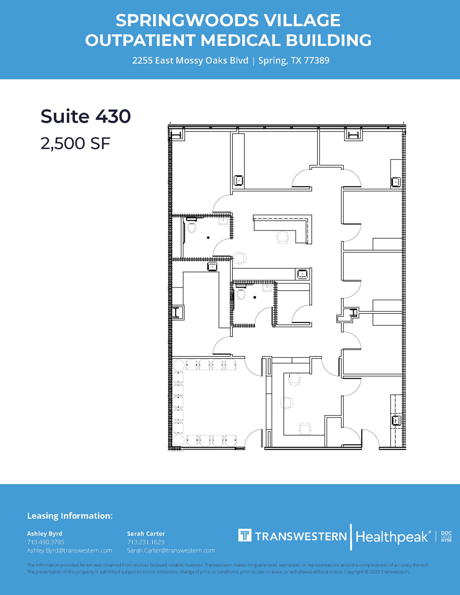 2255 E Mossy Oaks Blvd, Spring, TX for lease Floor Plan- Image 1 of 1
