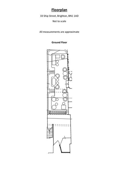 33-34 Ship St, Brighton à louer - Plan d’étage - Image 2 de 9