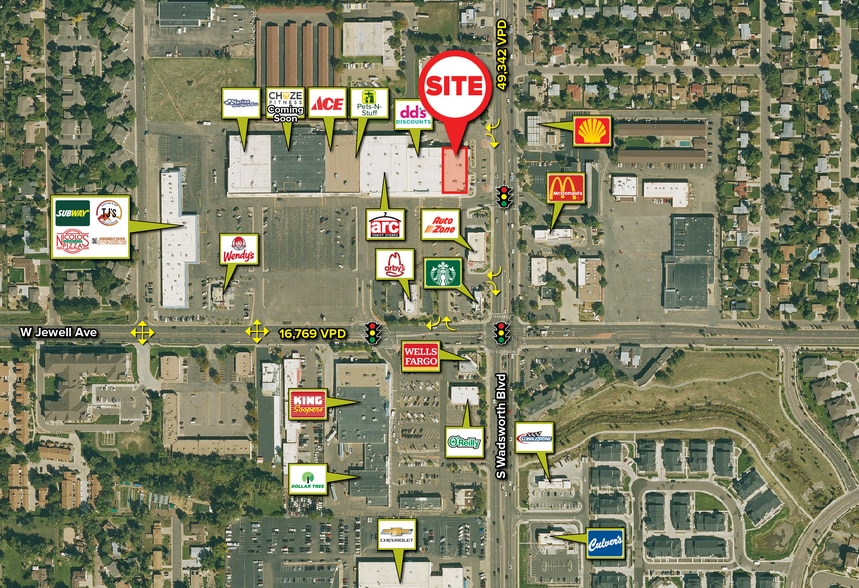 7665 W Jewell Ave, Lakewood, CO à louer - Photo du bâtiment - Image 2 de 3