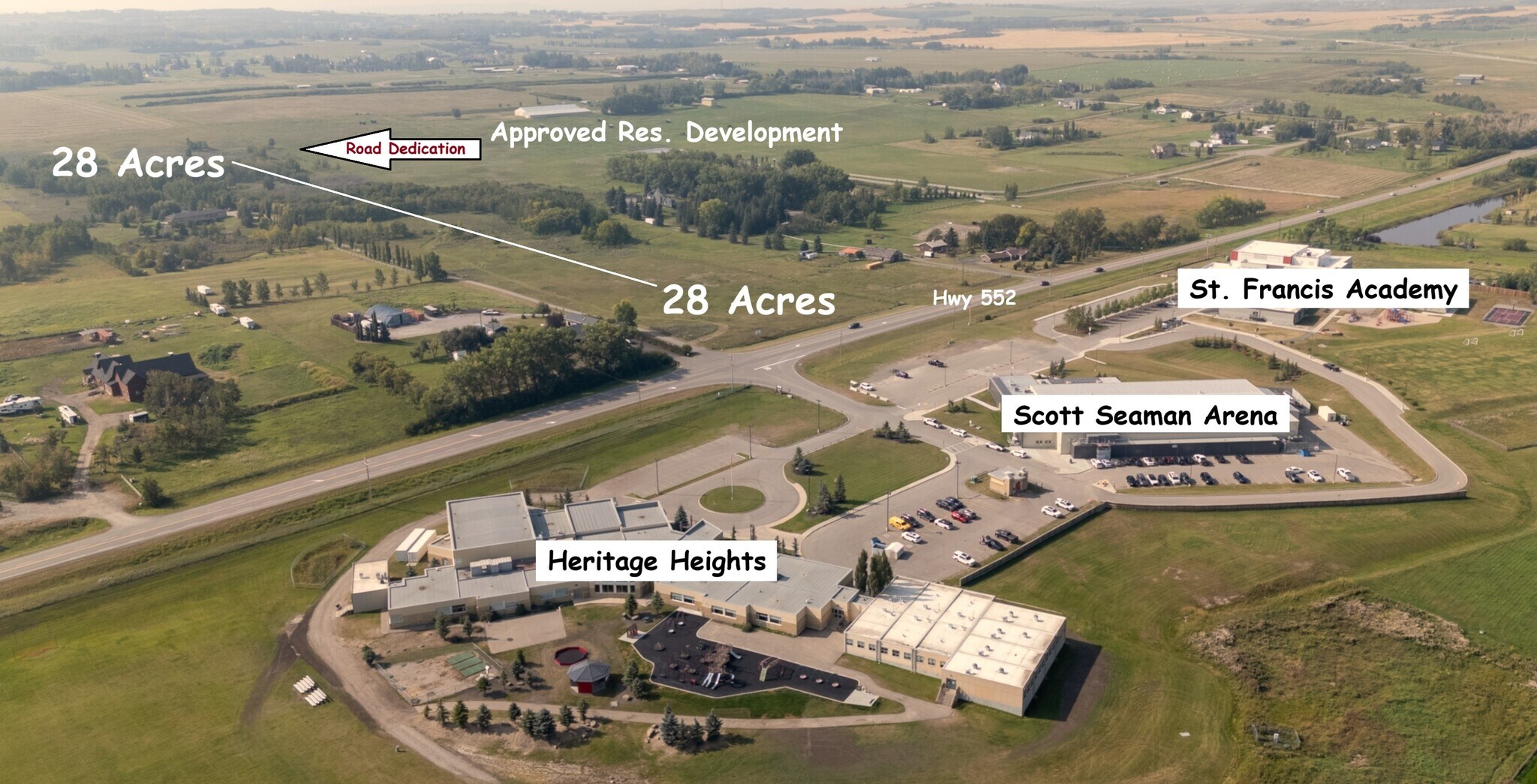 552 E Foothills Acres, Foothills, AB à vendre Aérien- Image 1 de 6