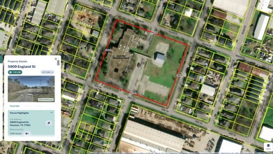 5909 England St, Houston, TX - AERIAL  map view