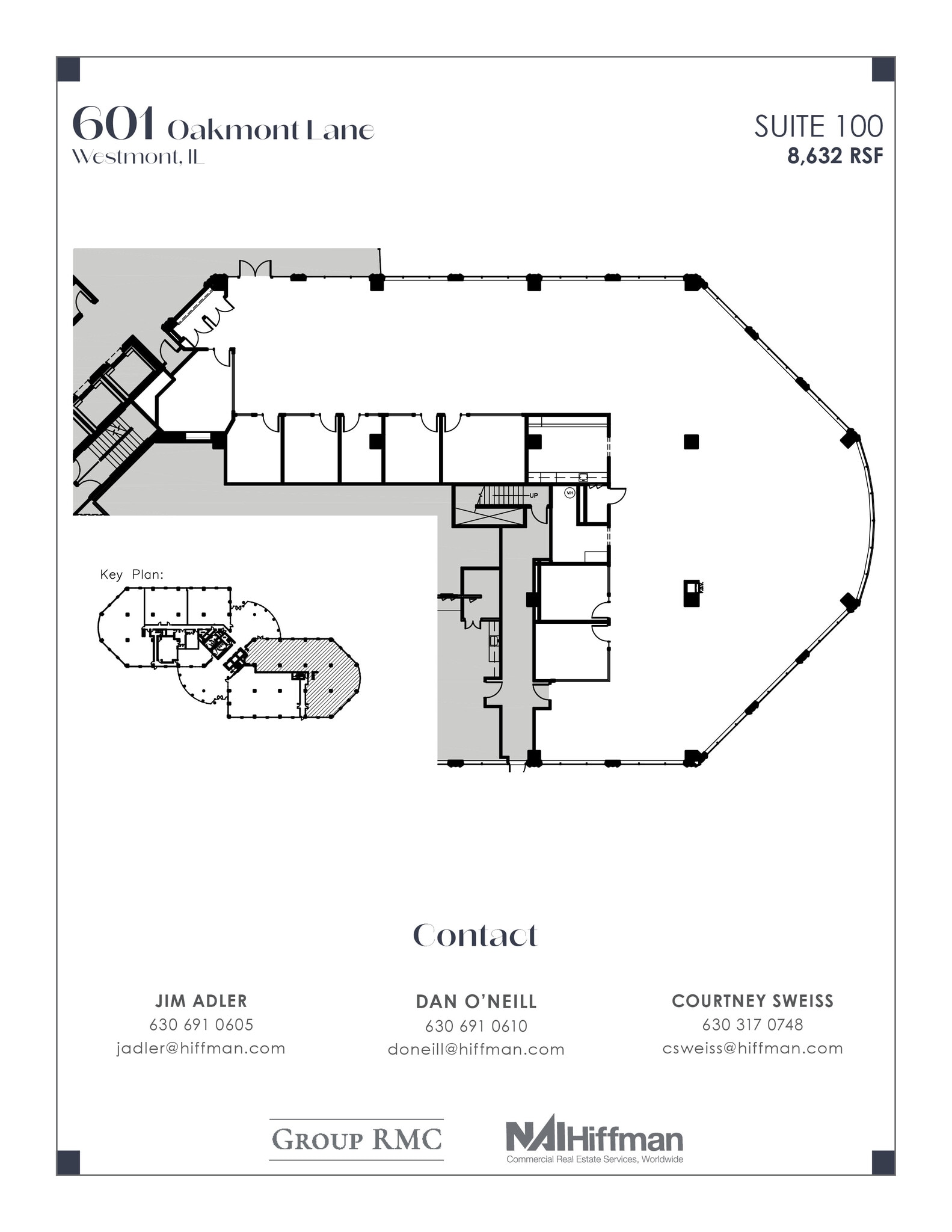 601 Oakmont Ln, Westmont, IL for lease Floor Plan- Image 1 of 2