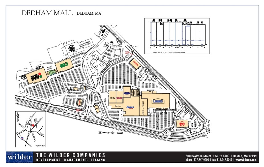 300 Providence Hwy, Dedham, MA à vendre - Plan de site - Image 1 de 1