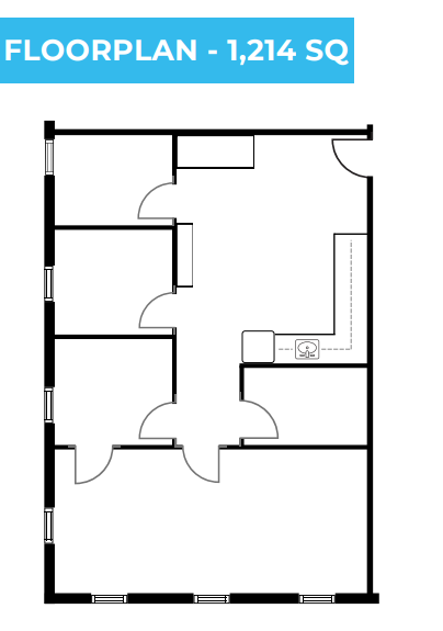1200 E Morehead St, Charlotte, NC for lease Floor Plan- Image 1 of 5