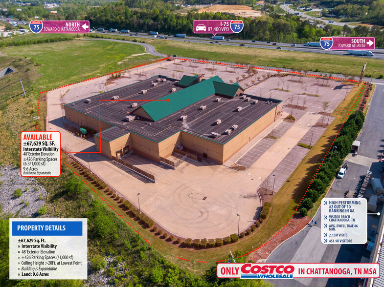 350 Cobb Pky, Ringgold, GA for lease - Building Photo - Image 2 of 5